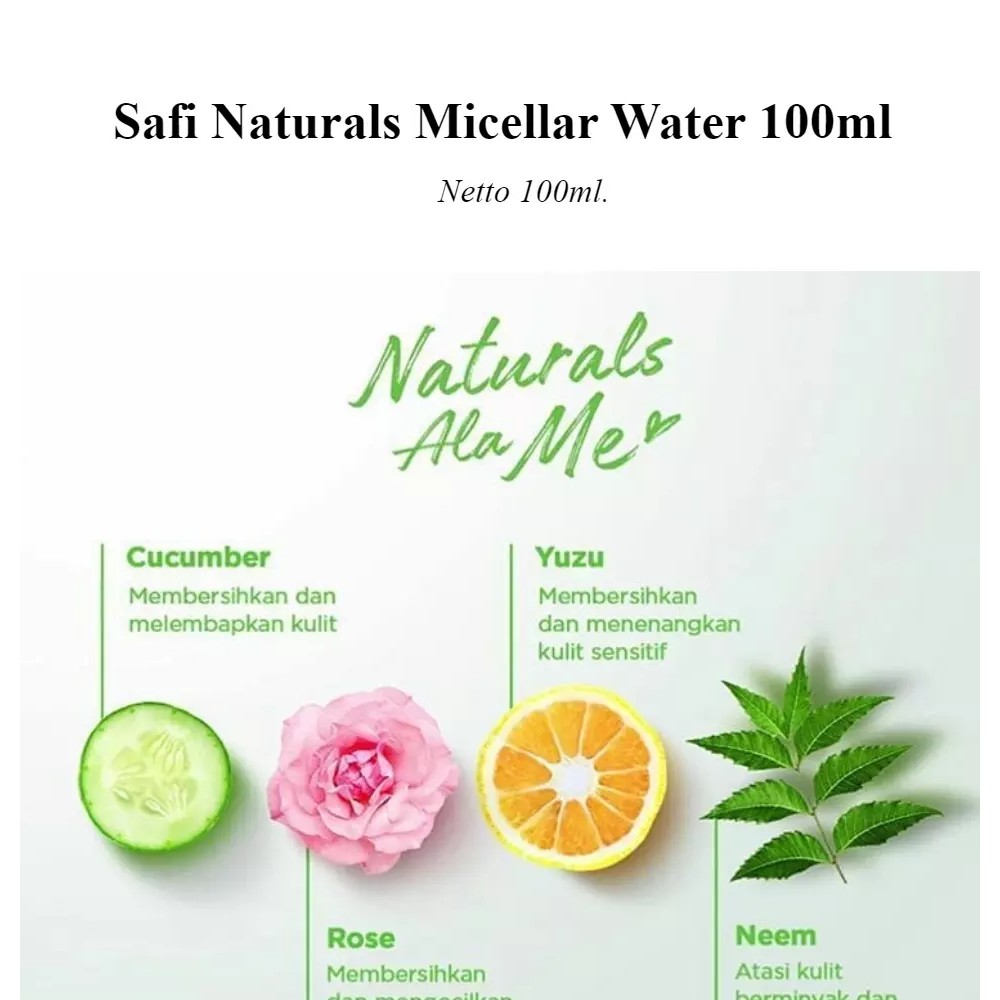 Safi Naturals Micellar Water - 200ml