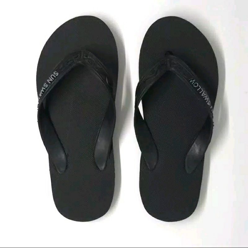 SANDAL JEPIT KARET SUN SWALLOW HITAM