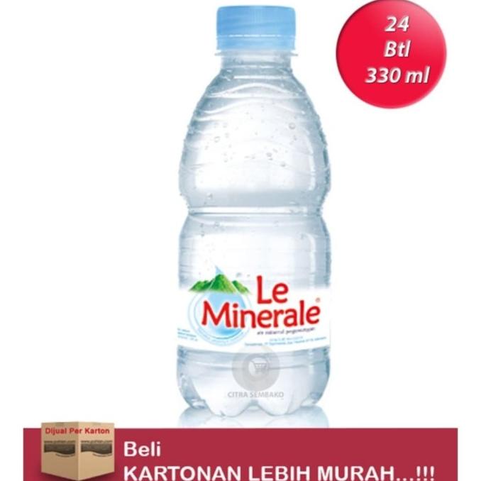 

BISA COD Le minerale Air Mineral Dalam Kemasan Botol Mini 330 ml Isi 24/MINUMAN COLLAGEN/MINUMAN YOYIC/MINUMAN DIET/MINUMAN PEMUTIH BADAN/MINUMAN KOREA/MINUMAN KEMASAN/MINUMAN KALENG/MINUMAN KOTAK/MINUMAN SEHAT HERBAL/MINUMAN SEHAT UNTUK TUBUH/MINUMAN