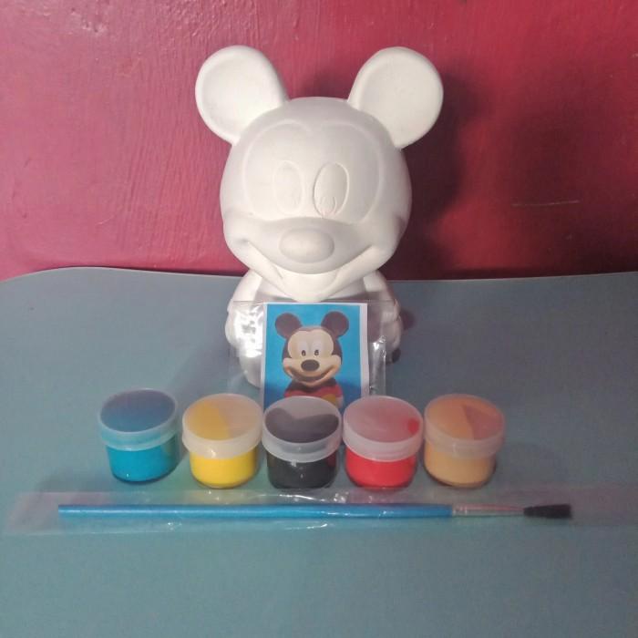 Piggy Bank / Paket Melukis Celengan Gypsum/Patung Lukis/Mainan Edukasi Anak