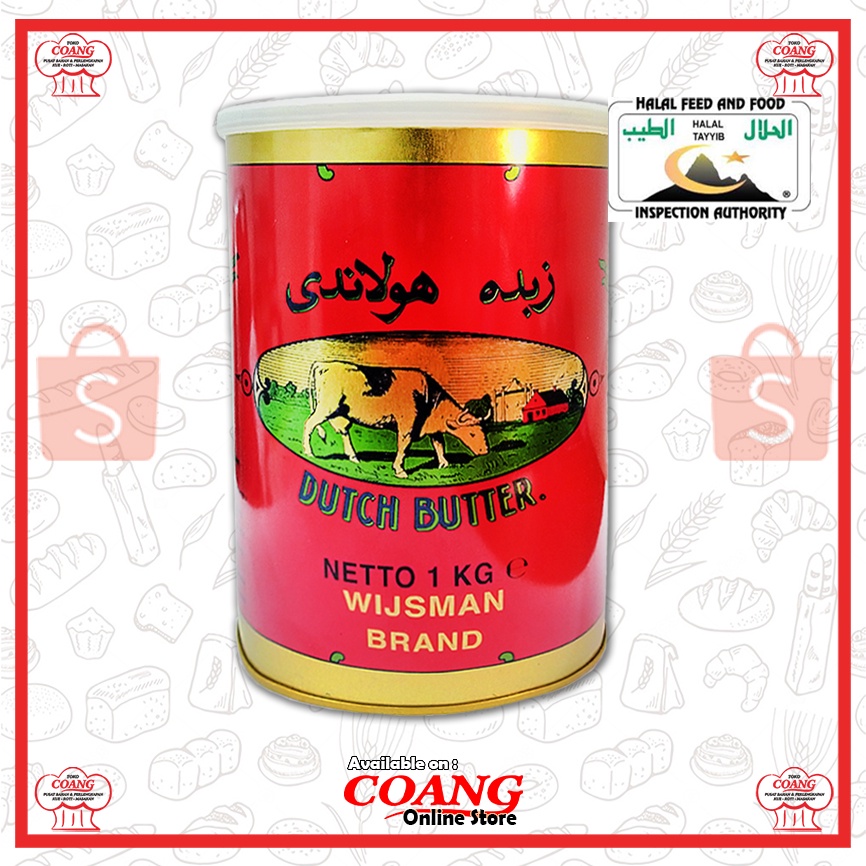 

WISMAN ROMBUTTER 1KG - WIJSMAN WIYSMAN BUTTER MENTEGA PREMIUM IMPORT ORIGINAL
