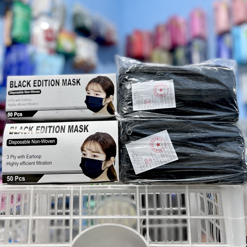 Disposable Mask 3Ply  | Masker Dispo Earloop Biru isi 50pcs