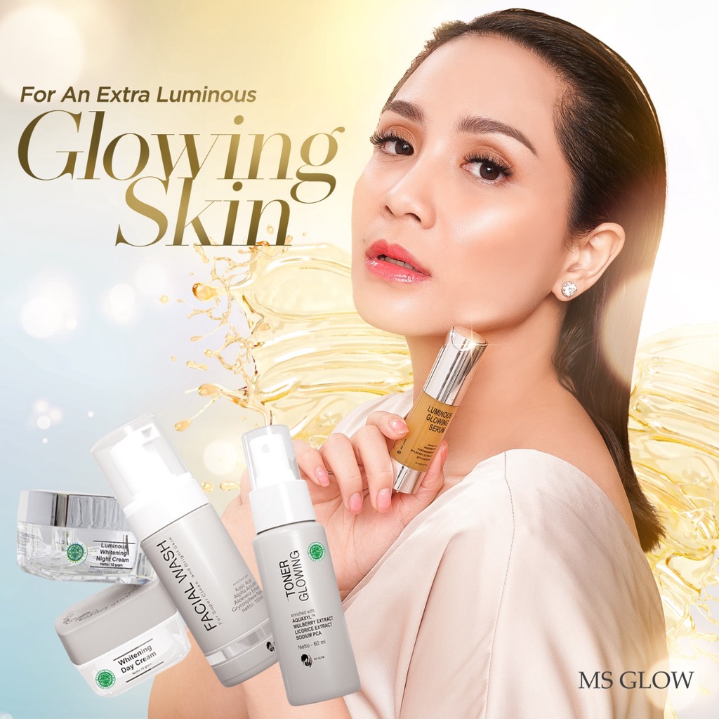 MS Glow - Paket Extra Luminous - Wajah Kusam & Flek Hitam