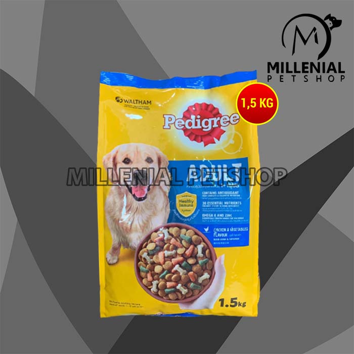 Makanan Anjing Pedigree Chicken 1.5 kg/ Pedigree Chicken 1,5kg/ Dryfood makanan anjing dewasa 1.5 kg