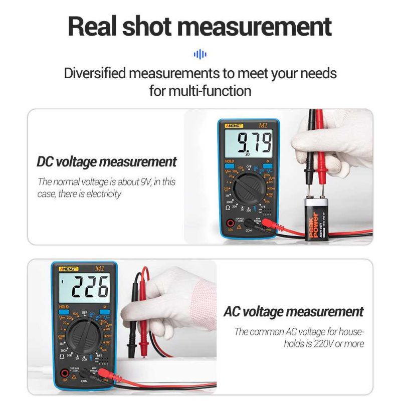 Tester Digital Multimeter Avometer Aneng M1