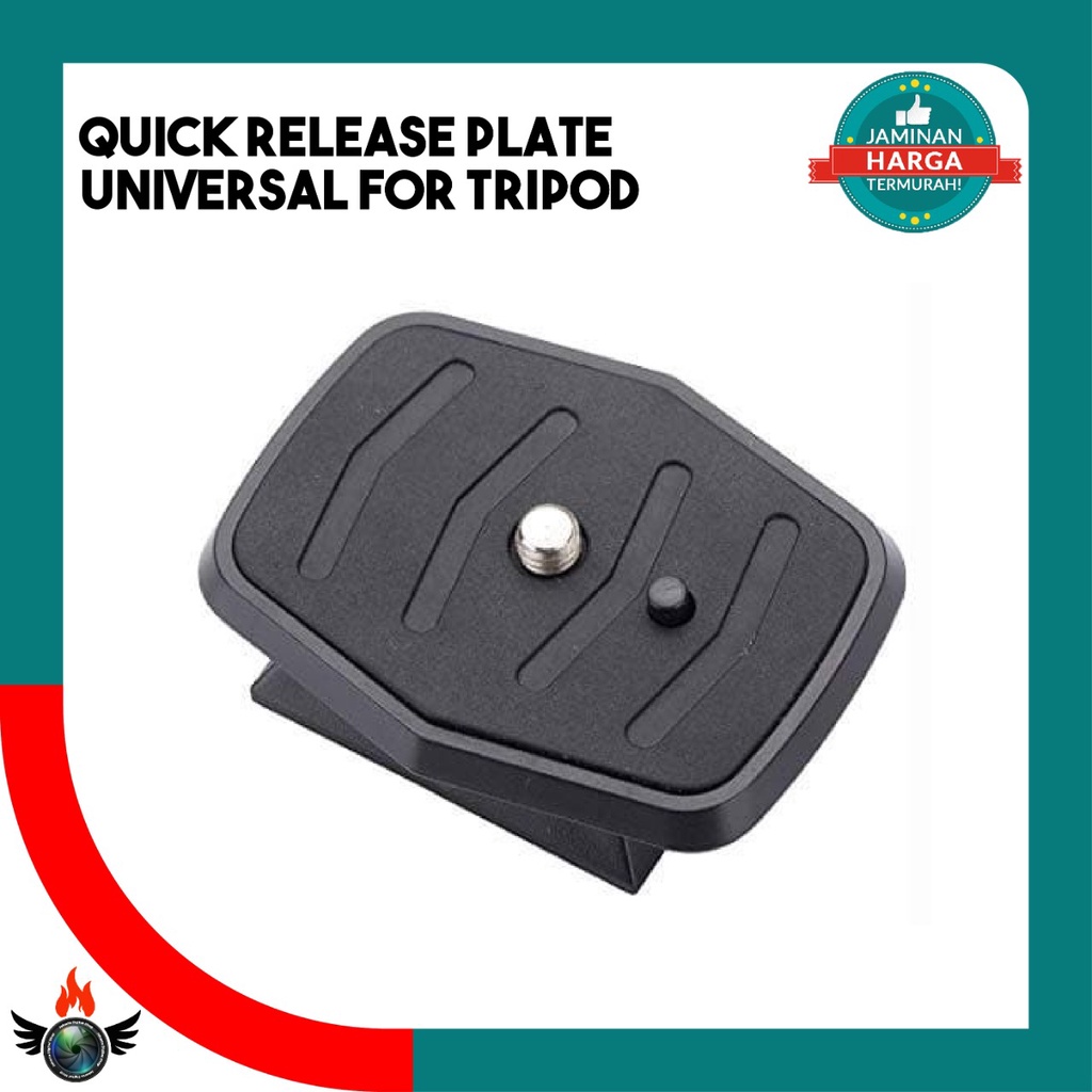 QUICK RELEASE PLATE UNIVERSAL FOR TRIPOD