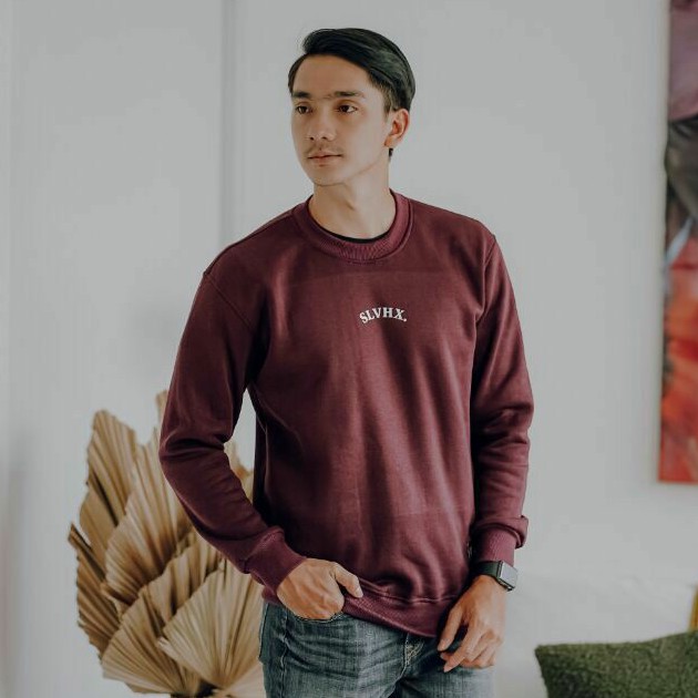 Crewneck Salviohexia Crewneck Slvhx Crewneck Maroon