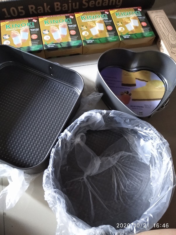 [berat 1kg] Set Loyang Bolu Bongkar Pasang / 3 Pcs Shape Cake Mould Anti Lengket / Springfoam Pan