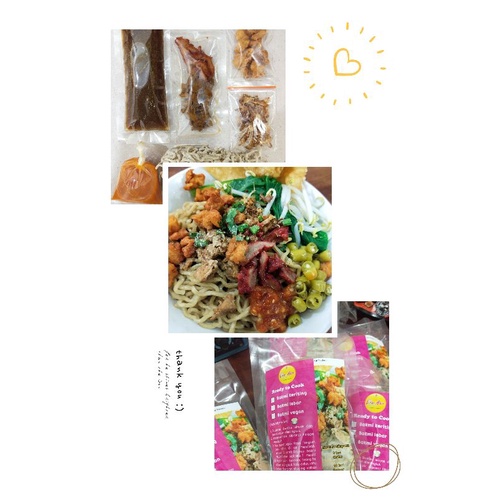 

BAKMI KERITING VEGAN MENTAH