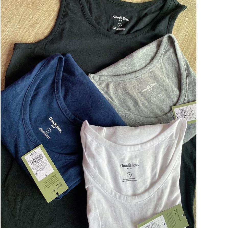 ◌ BUY 3 = 99RB GROSIR PERP PCS - Goodfellow Men Singlet / Tanktop - Singlet Pria Original Branded Si