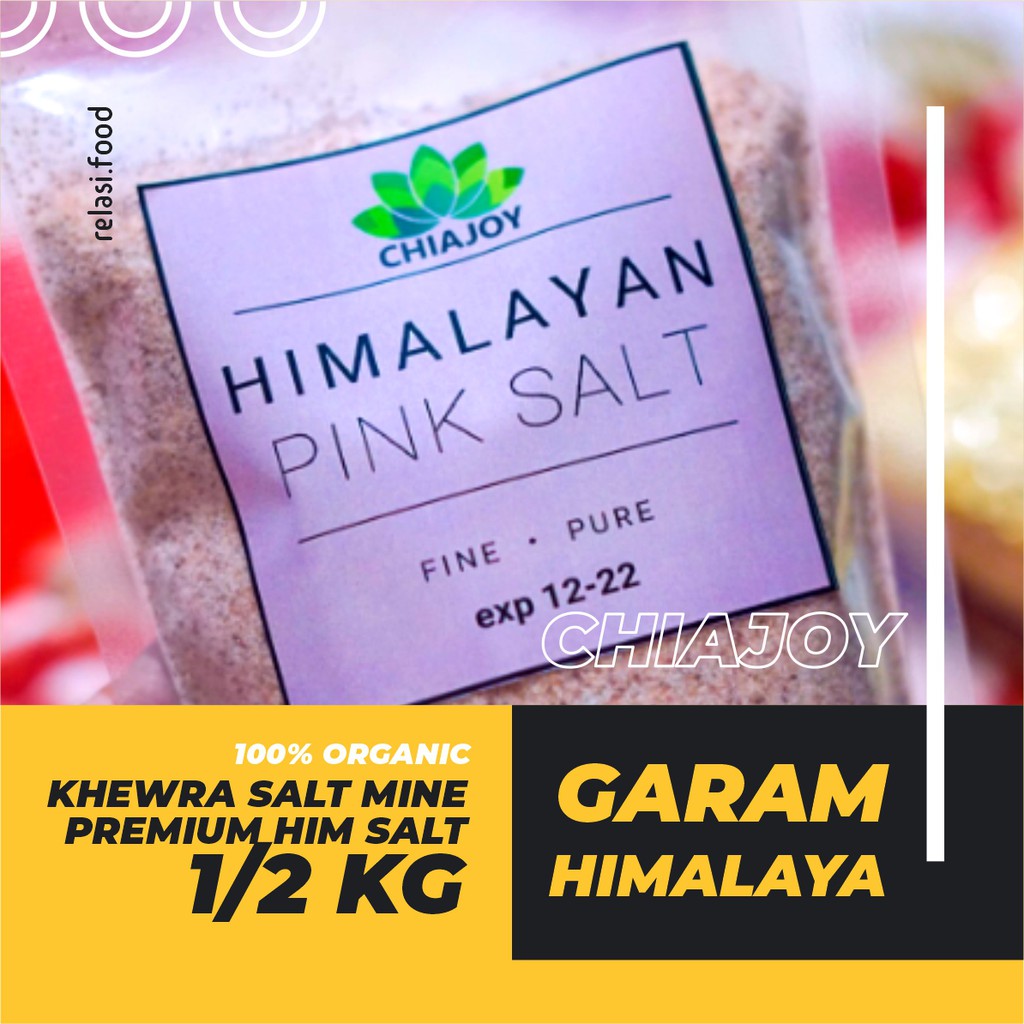

GARAM HIMALAYA / HIMALAYAN SALT PINK - CHIAJOY 500GR