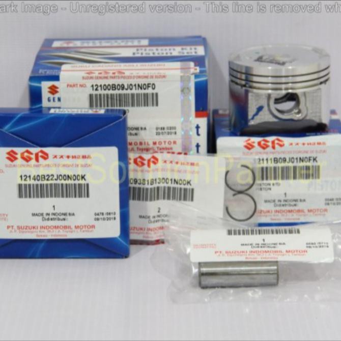 PISTON KIT PISTON SET STANDART SUZUKI NEX NEX FI ADDRESS LETS ORI SGP Terpercaya