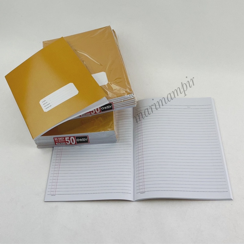 

BUKU TULIS BOXY OKEY 50 LBR ( UK. 17,5 X 25 CM )