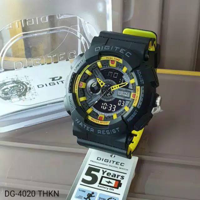 JAM TANGAN DIGITAL SPORT PRIA DIGITEC DG 4020 T DG4020 4020