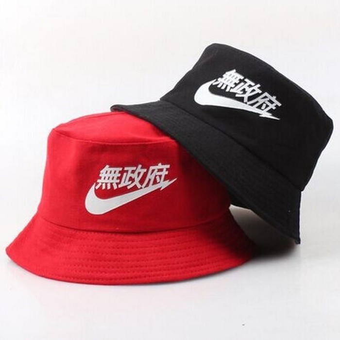 Hot Topi Bucket Hat Polos Custom Nike Jepang Pria Mancing Outdoor Japan |