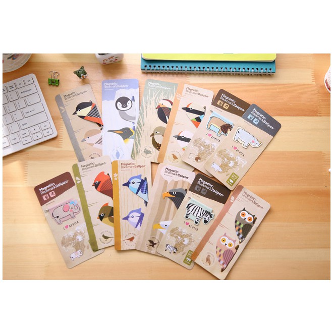 

(PROMO) Ballpoint Bookmark/ Pembatas Buku Save Our Animal Friends