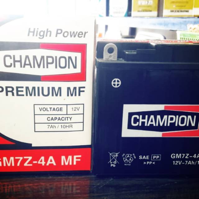 aki thunder/bajaj pulsar GM7Z-4A 12V-7Ah