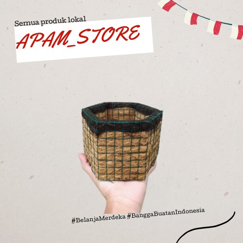 pot sabut kelapa anggrek murah pot gantung anggrek pot dari sabut kelapa murah besar