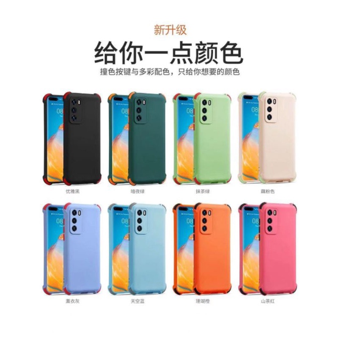 Softcase Macaron Crack REALME 8/8 PRO/A3S/C1/C2/A1K/C11 2020/C11 2021/C12/C15/C20/C25