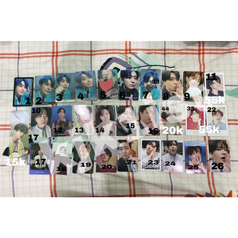 (baca deskripsi) GOT7 Youngjae PC Bookmark & Photocards Album & Japan PC
