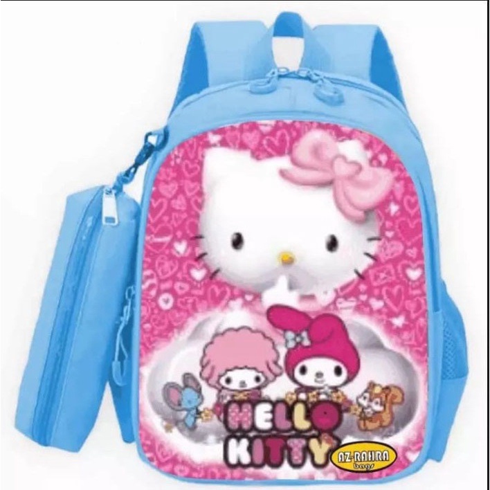 TAS RANSEL BACKPACK HELLO KITTY TAS SEKOLAH ANAK TK SD CEWEK PEREMPUAN