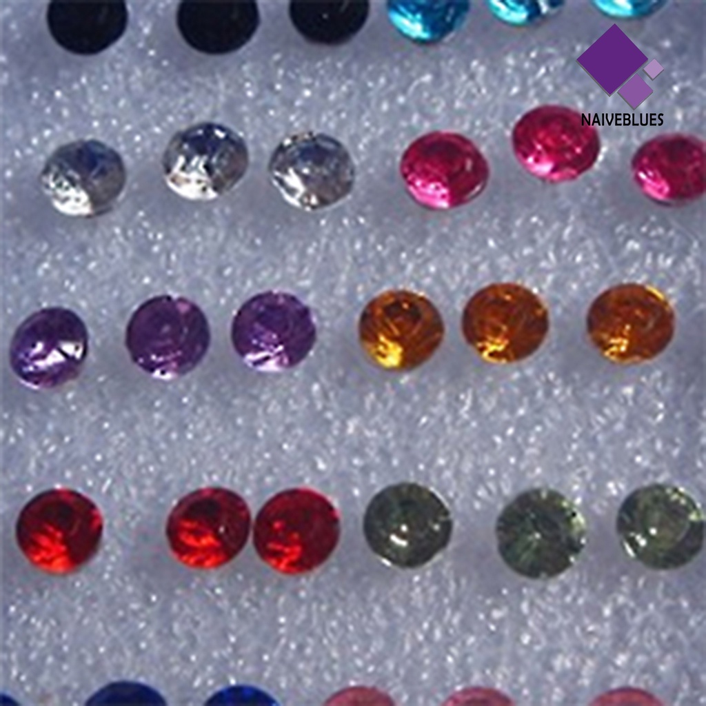 20 Pasang Anting Berlian Imitasi Anti Alergi Untuk Pesta