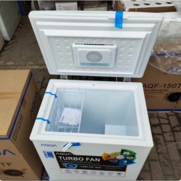AQUA Chest Freezer Box Freezer 146L Turbo Fan AQF-150TF AQF 150TF