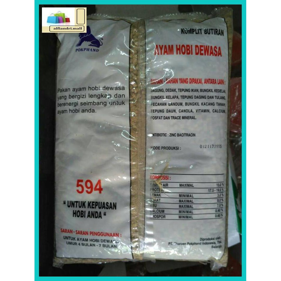 

F7Gfgh- Pur Ayam 594 1Kg H8Tu667-