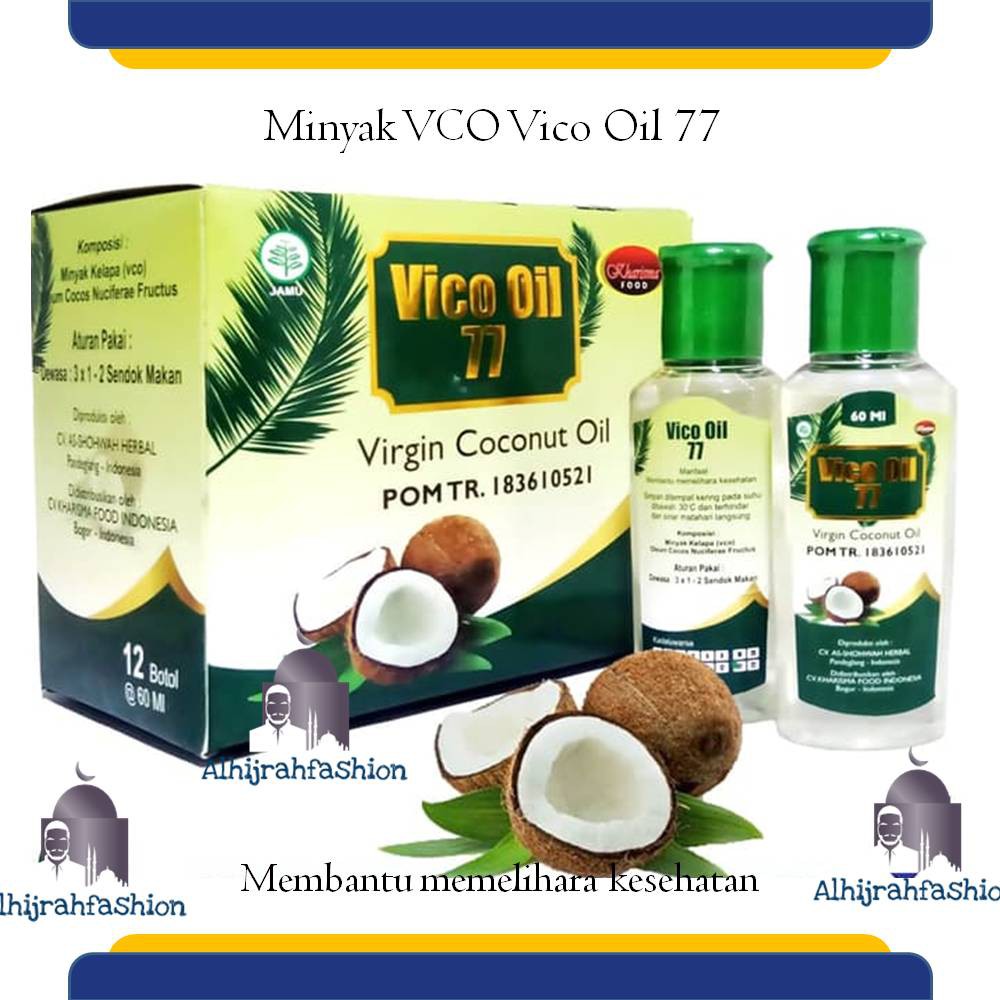 Minyak VCO VCO Oil Vico Oil 77 @60ml Kharisma Minyak Kelapa Murni