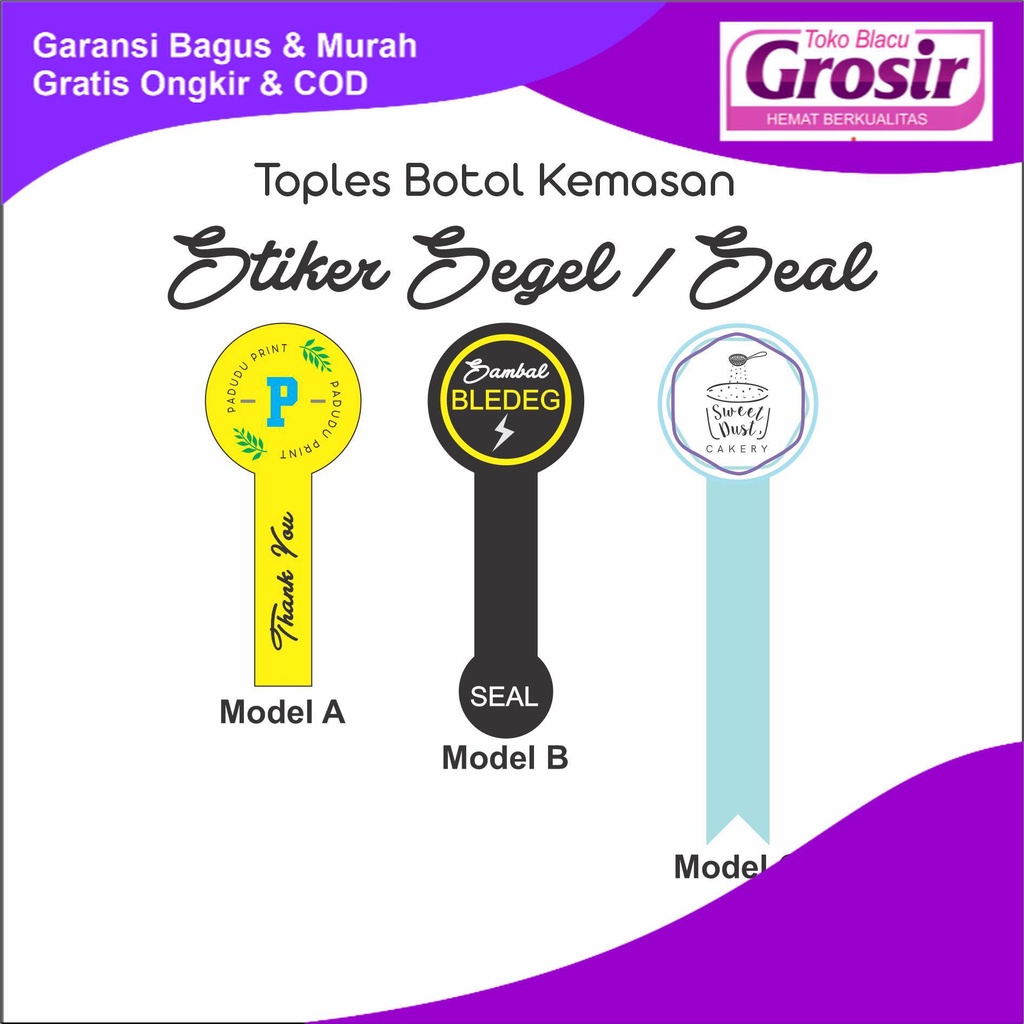 

STIKER LABEL TOPLES SEAL BOTOL STIKER LIDAH SEGEL MAKANAN MINUMAN STIKER LIDAH PITA KUE OLSHOP [toko_blacu]