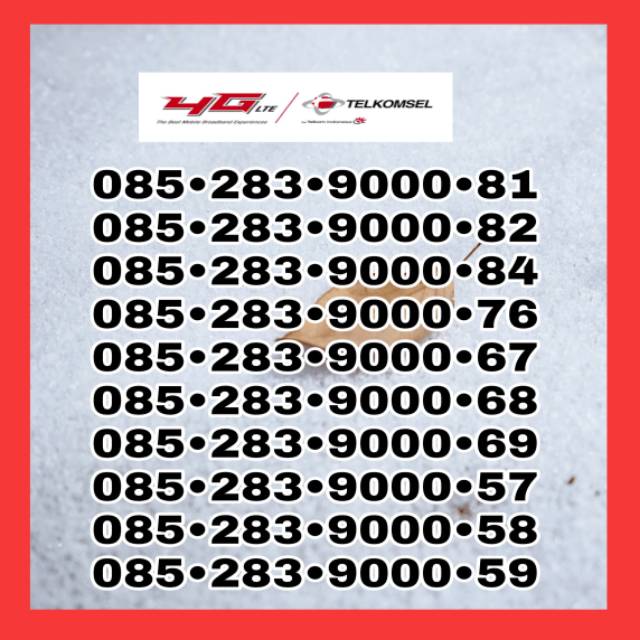 Nomor Cantik AS 4G 9000