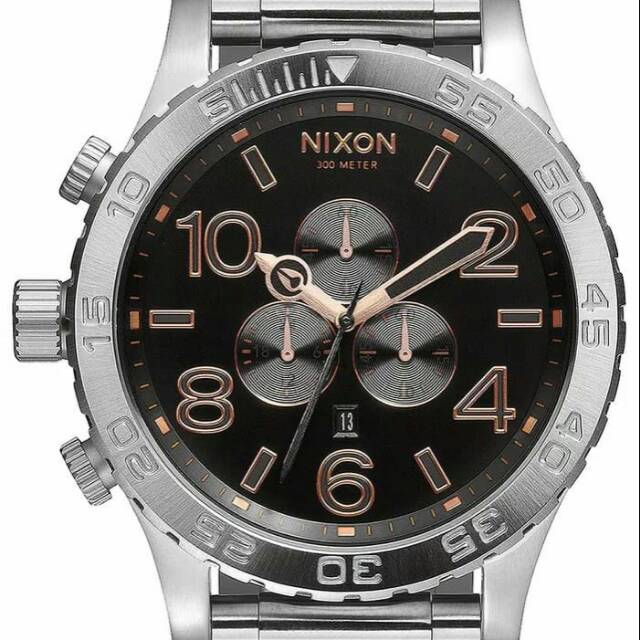 Jam Nixon 51-30 Chrono Silver Gray Rosegold Original 100%