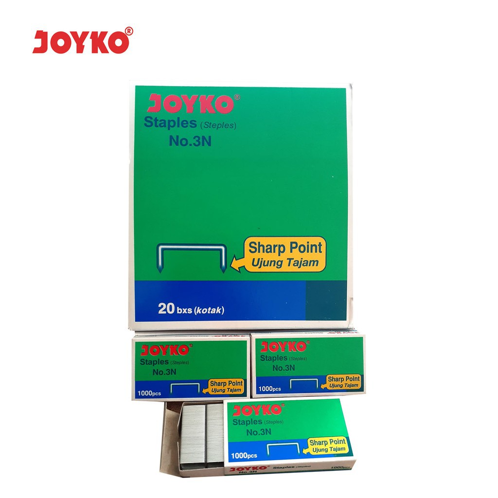 

Joyko Staples No 3-1M dan No.3N 24/6 Isi Hekter Besar Refill Stapler Hecter HD-50 Steples