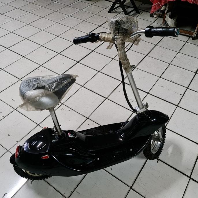 otoped scooter listrik skuter Black berkualitas terlaris