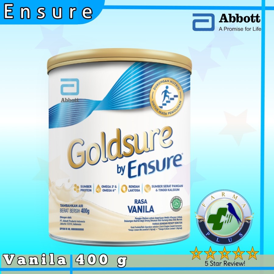 

Goldsure Vanila 400g (Susu Nutrisi Dewasa)