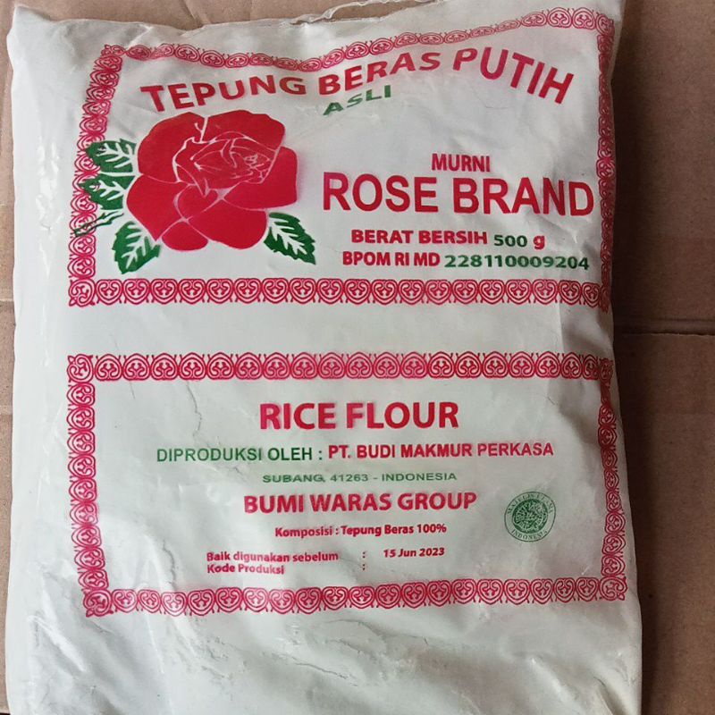 

Tepung beras rosebrand 500gr