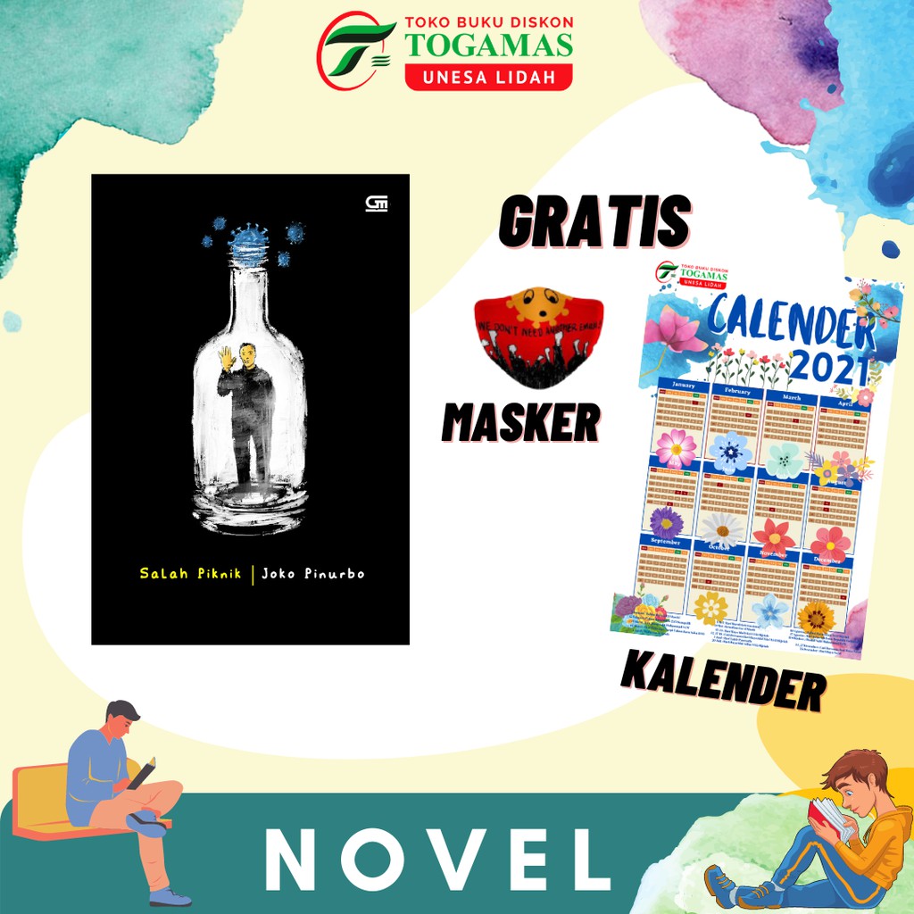 NOVEL EPIGRAM 60 // KEPADA CIUM ED. EXCLUSICE // SALAH PIKNIK EDISI. TTD KARYA JOKO PINURBO FREE MASKER