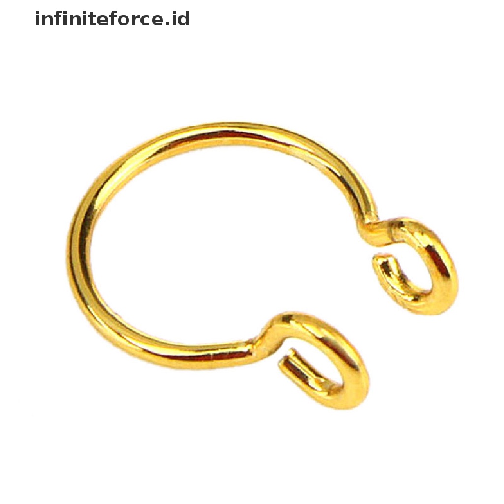 Infiniteforce.id Anting Jepit Hidung / Telinga Tanpa Tindik