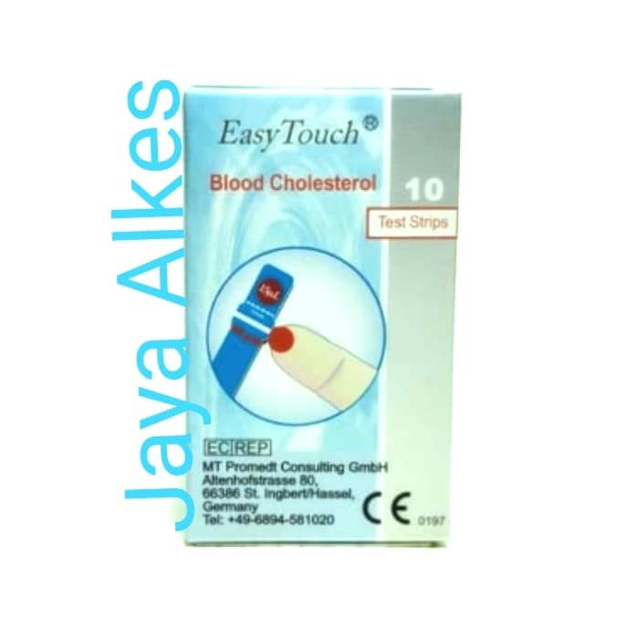 Strip Easy Touch Cholesterol Refill Colesterol Alat Cek Kolesterol Mengukur Kadar Lemak Darah