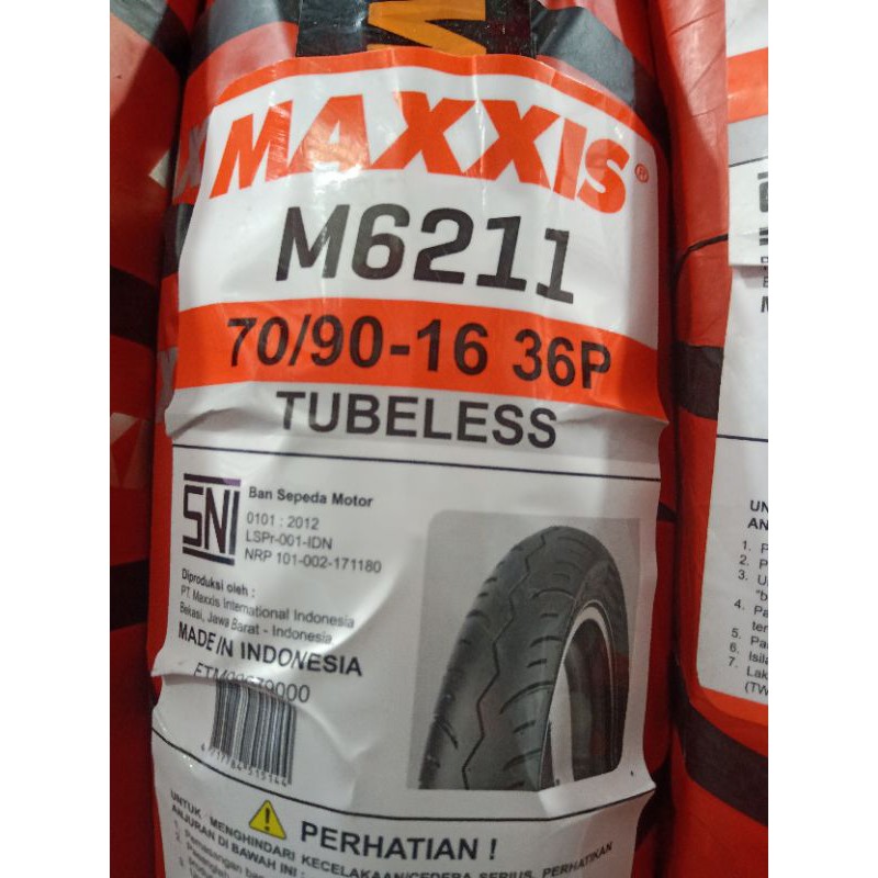 Ban Maxxis M6211 70 90 Ring 16 Tubeless | Ban Skywave Nouvo