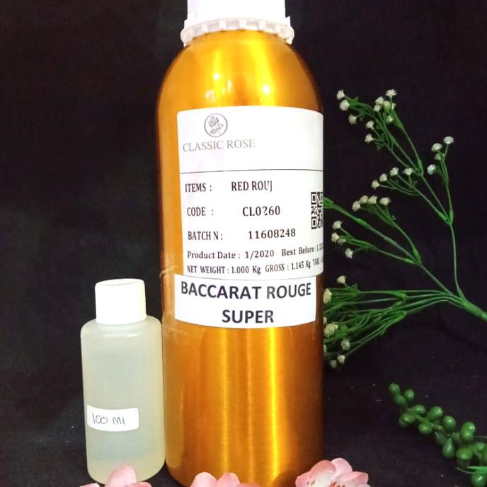 Harga Promo Bibit Parfum Murni Baccarat Rouge 540 100Ml By Classic Rose Sku 1334