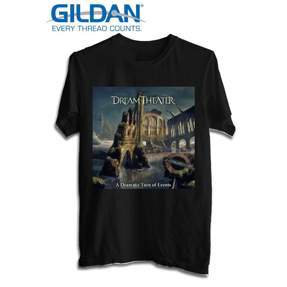 KAOS BAND DREAM THEATER TSHIRT ORIGINAL GILDAN SOFTSTYLE DRT 01