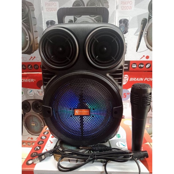 sepekar bluetooth portable kimiso 3381 SERIES 1200W/6,5 inci bonus mick dan remot termurah