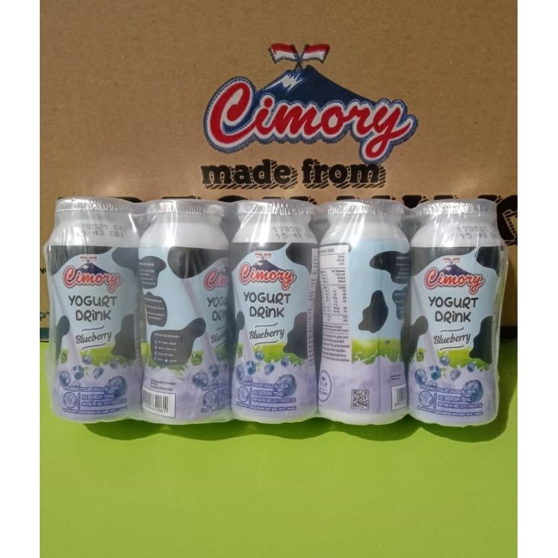 

Cimory Yogurt Drink 70ml Rasa Blueberry/pack