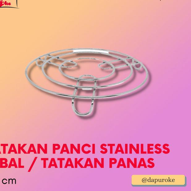 ➧ Tatakan Panci Stainless Tebal / Tatakan Panas ✹