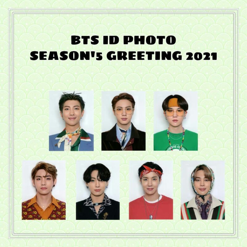 BTS ID PHOTO SEASON'S GREETING 2021