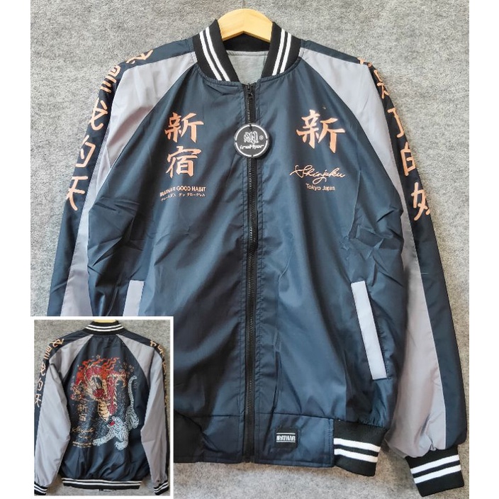 BEST SELLERSukajan Iratar Pria/Wanita-Jaket Japan-Jaket Parasut Full Sablon Plastisol-Waterproof