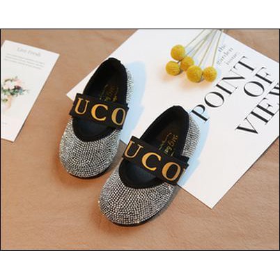 SEPATU FLAT ANAK PEREMPUAN IMPORT BLINK HITAM