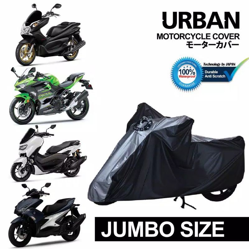 Sarung Motor Cover Motor Urban Ukuran Jumbo Dan Standard Universal Semua Motor