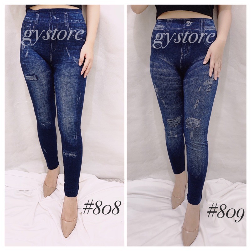 Legging Jeans Import Tebal